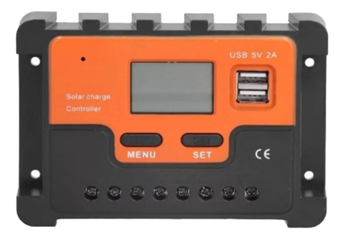 Controlador Regulador De Carga Panel Solar Pwm 30a Usb