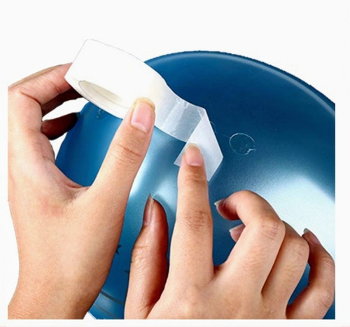 Imagen 4 de 4 de Cinta Puntos Adhesivos Bifaz Para Globos 1 Pack X 100 Unid.