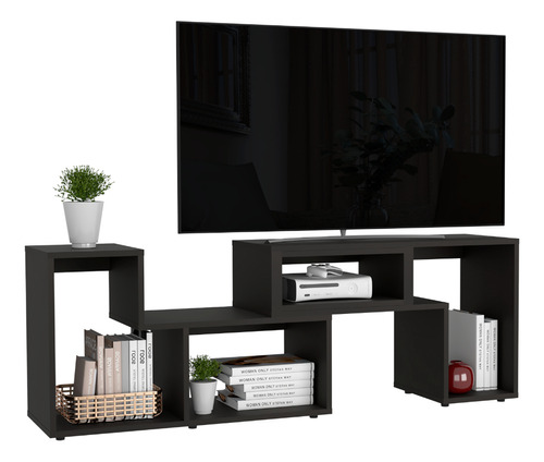 Mueble Extensible Excelsior P/ Tv 50puLG Wengue Beijing