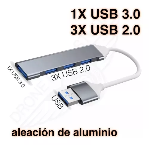 Adaptador OTG USB C a USB A 3.0 Aluminio