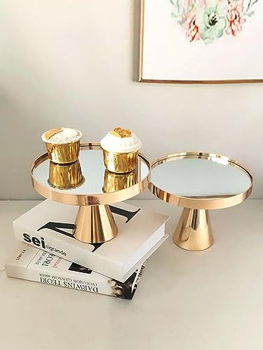 Soporte Para Pastel Redondo De Metal De 8 Pulgadas Con Plato