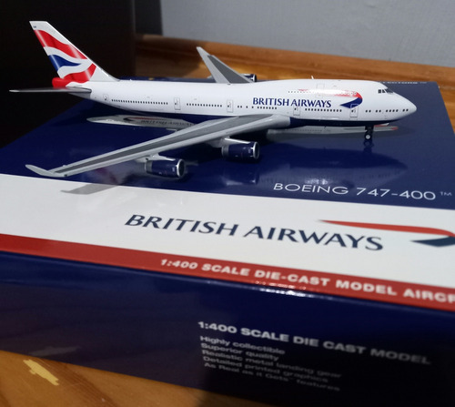 Avion Brithis Airways Boeing 747-400gemini Jets 1/400