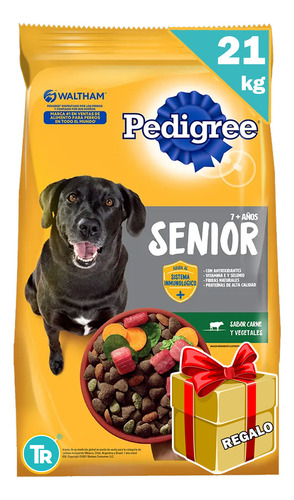 Ración Perro Pedigree Adultos Mayores + Obsequio Y E. Gratis