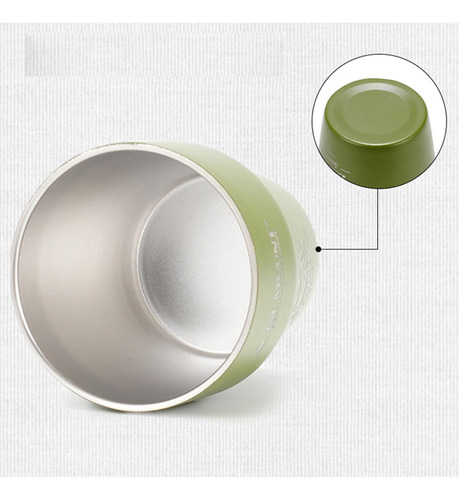 Caneca De Café Para Acampamento, Caneca De Água, Verde