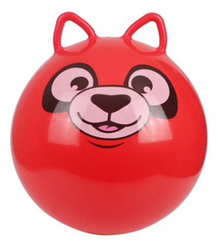 Brinquedo Bola Pula Pula Inflável Com Alça Vermelho