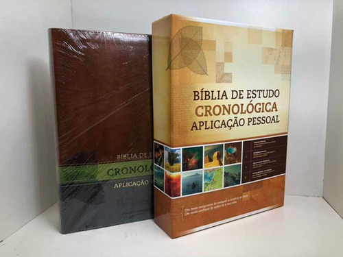 Bíblia De Estudo Cronológica Aplicação Pessoal Tarja Verde - CPAD