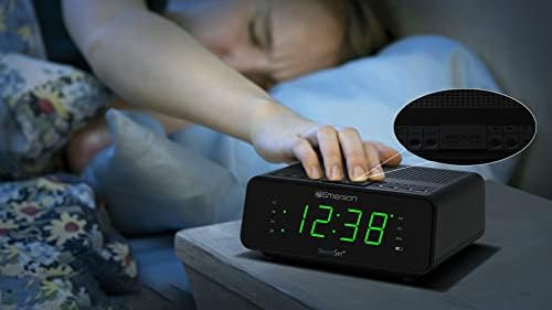 Rádio Despertador Emerson Smartset Com Rádio, Dimmer, Sleep