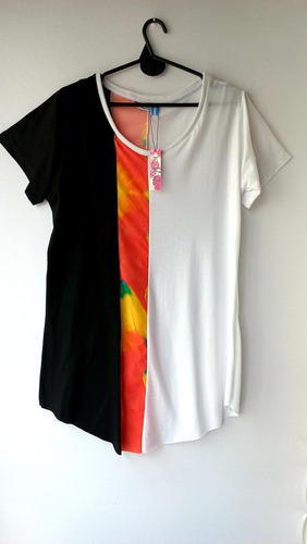 Imagen 3 de 6 de Vestido- Remeron Modelo Juli Oversize Algodón Pima