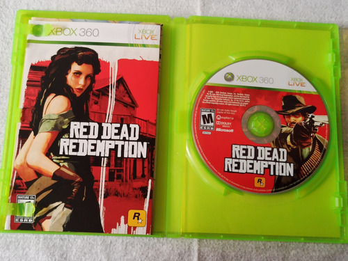 Red Dead Redemption Xbox 360 Original Físico Con Mapa (Usado)