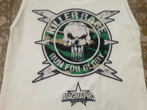 Remera Blanca Deportiva Magmatro Sport Talle 10 (Usado)