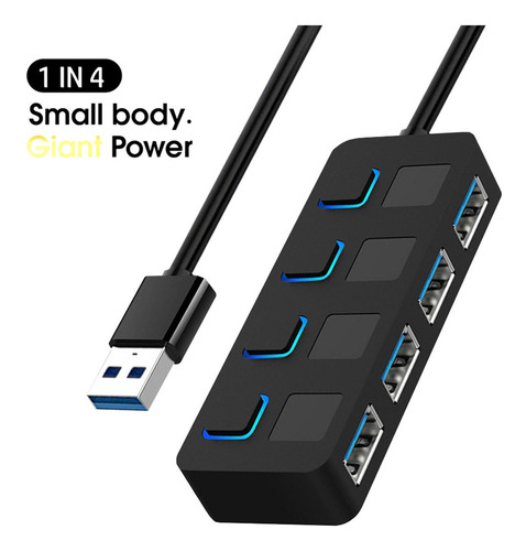 Hub Usb Portátil De 4 Puertos Usb 3.0 Hub De Datos