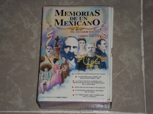 Memorias De Un Mexicano-carmen Toscano-videolibro-vhs+libro