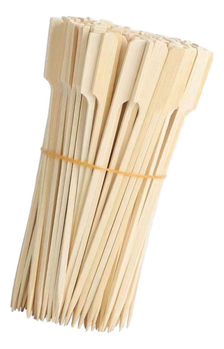 6 Brochetas De Bambú Para Asar - Paquete De 500 6 Piezas