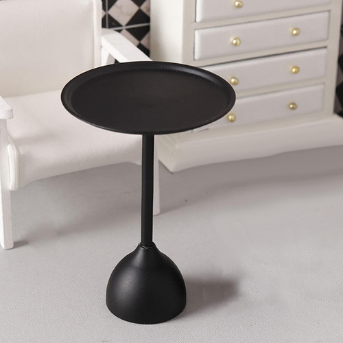 Muebles De Mesa De Centro A Escala 1/12, Mini Modelo De Alto