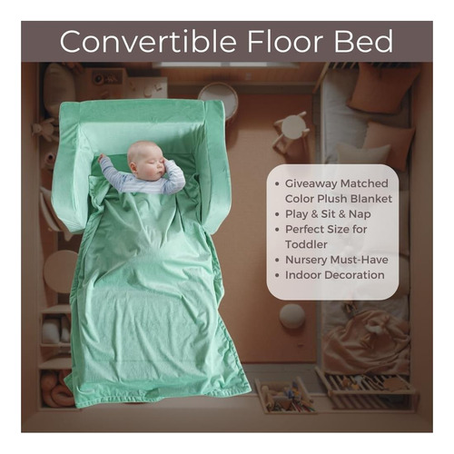 Couch De Espuma Para Niños Wonder Space Con Manta, Sofá Para