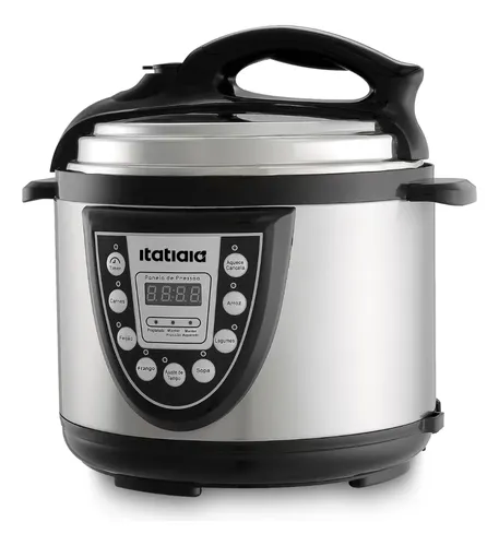 Panela Pressão Itatiaia Pan Pres Mid 5l 127v Inox Inox 127v 60 Hz