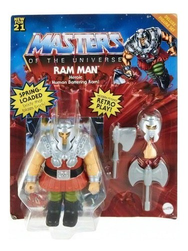 Masters Of The Universe  Ram Man Retro Play.mattel