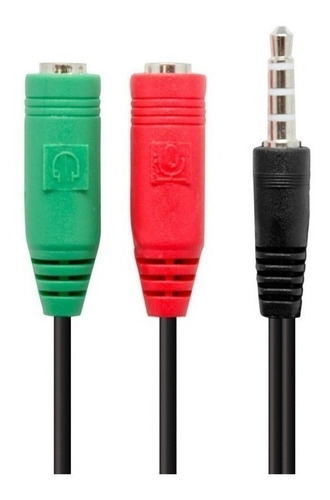 Cable Adaptador Para Auricular De Pc A Play4 Audio/micrófono