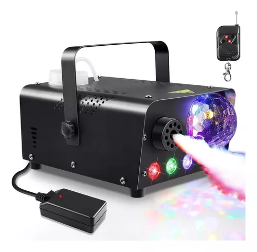 Maquina De Humo Para Fiestas Con Control Y Bola Disco 600w