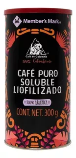 Café Soluble 300gr Colombiano Tostado Members Mark