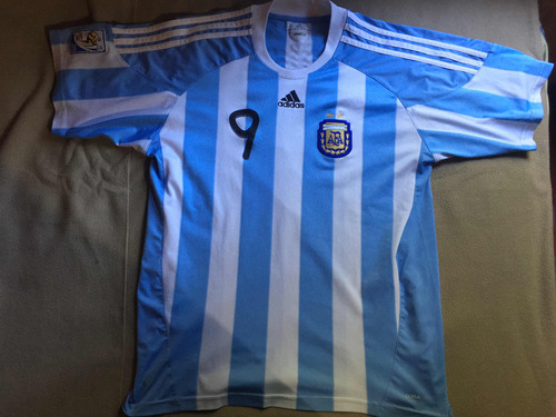Camiseta Argentina Higuaín Sudáfrica 2010 Climacool