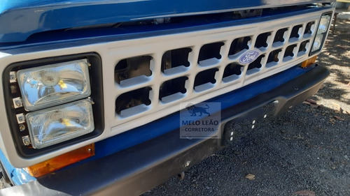 Imagem 11 de 15 de Ford F-4000 4x2 Com Carroceria De Madeira - 91/92