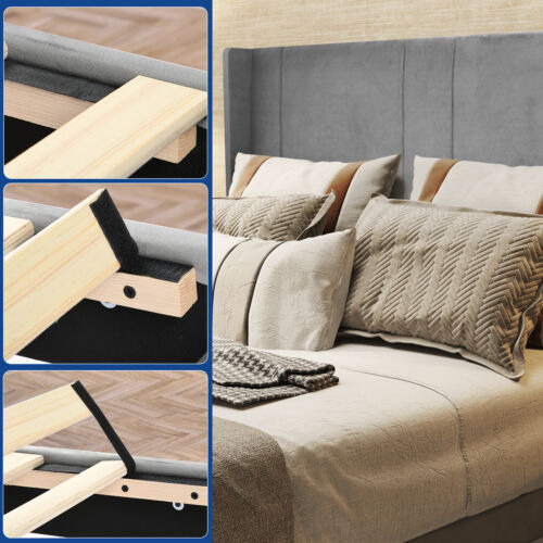 Full Queen Size Bed Frame Platform Mattress Foundation W Eem