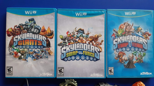 Combo Skylanders Nintendo Wii U 3 Juegos+portal+3 Figuras (Usado)
