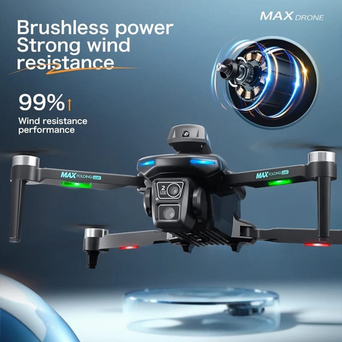Drone Gn 506 Camera 6k Full Hd Sensor Obstáculo 500m Retorn Preto