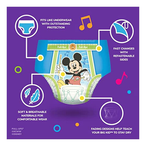 Pull-ups Learning Designs , 3t-4t (32-40 Lb.), 84 Ct. Potty