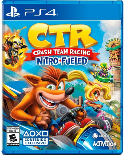 Ctr Crash Team Racing Ps4 - Juego Fisico - Envio Gratis