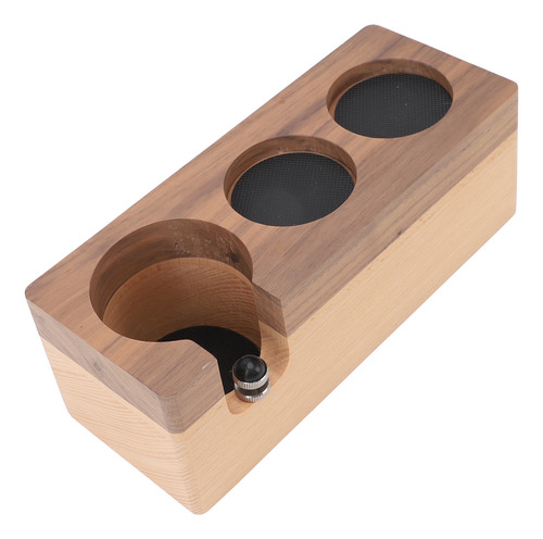 Coffee Tamper Station Stable Support Stylish Wooden