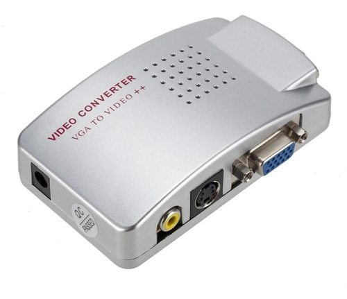 Imagen 3 de 4 de Convertidor De Video Vga A Rca Audio Y Video Pc Portatil