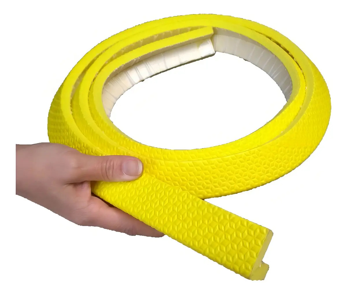 Protetor Quina Cantoneira Simplefix EVA Autocolante 2m Amarelo