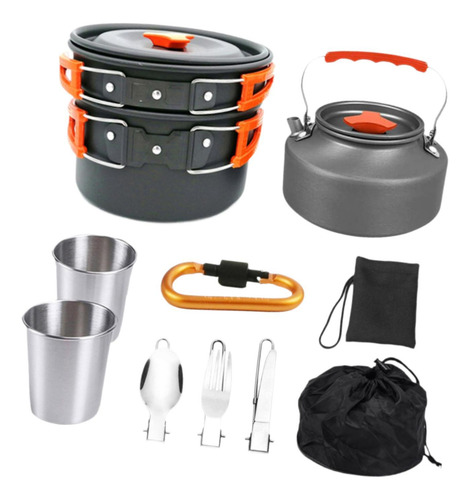 Kit De Cocina Portátil Para Aventuras Al Aire Libre,