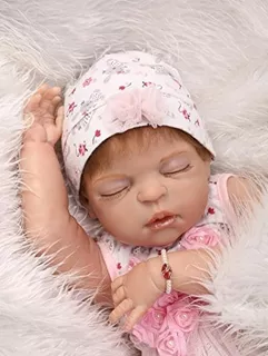 Npkdolls Reborn Baby Dolls Silicona Full Body Girl Sleeping