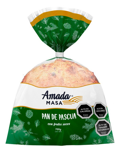 Pan De Pascua Amada Masa Frutos Secos 700 G