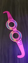 Comprar 6 Lentes Flúor Cartón Cumpleaños Cotillón Fiestas Neón