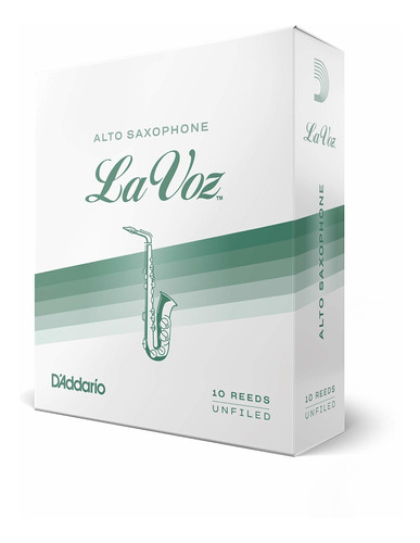 D'addario Woodwinds La Vonzas S Para Saxofón Alto (10 Unidad