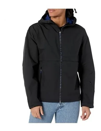 Chamarra tommy hilfiger hombre negra sale