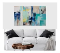 Comprar Cuadro Pintado Mano Texturado Abstracto Decorativo Nórdico 