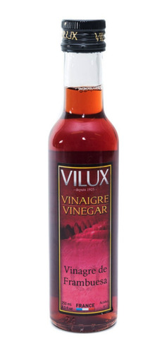 Vinagre Francés De Vino Tinto A La Frambuesa 250ml, Vilux 