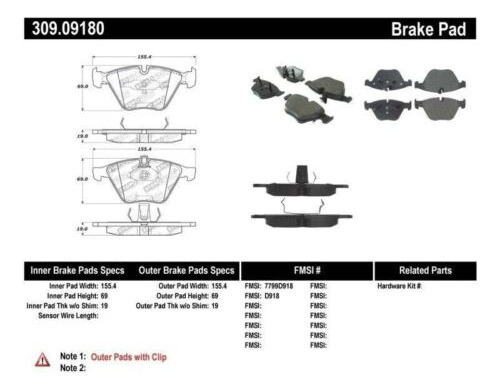 Stoptech For Performance 07-09 Bmw E90/e92/e93 335i Coup Ccn