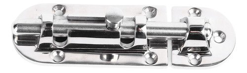 Cerradura De Puerta Interior Corrediza Redonda De Acero Inox
