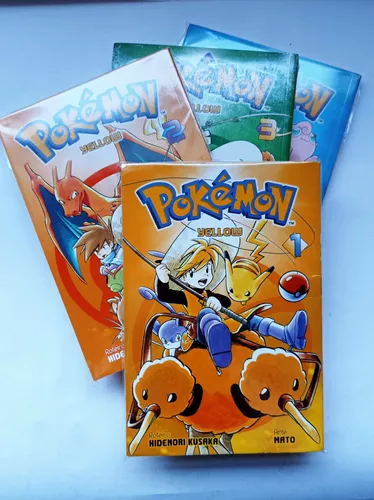 Mangá Pokémon Yellow Coleção Completa volumes 1, 2, 3, 4 - Livros e  revistas - Medianeira, Porto Alegre 1177529035