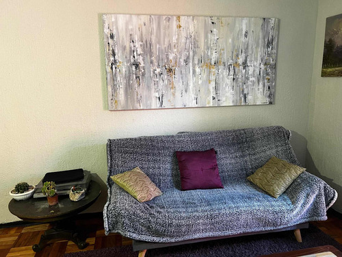 Imagen 4 de 4 de Hermoso Cuadro Óleo Sobre Tela 90x180