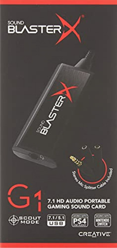 Creative Sound Blasterx G1 7.1 Portable Hd Gaming Usb Dac Y