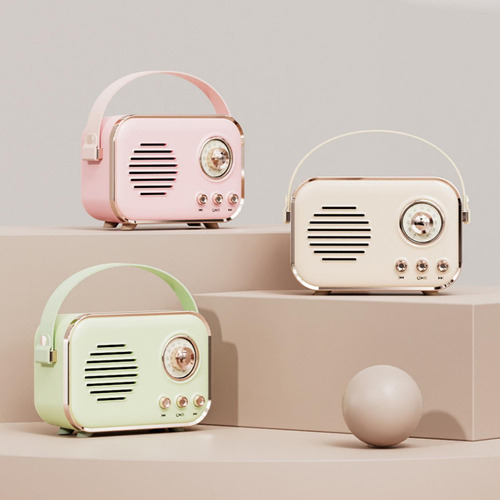 Rádio Fm Portátil, Alto-falante, Karaokê, Baixo De Alta Qual