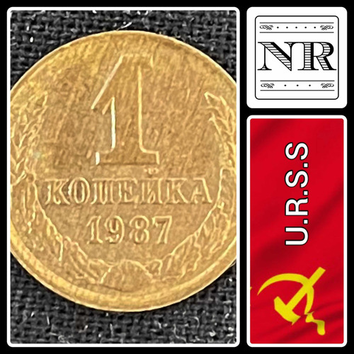 Rusia - 1 Kopek - Año 1987 - Y #126 - Urss - Cccp