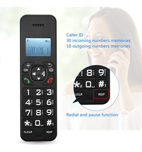 Teléfono Inalámbrico Con Contestador Automático/llamada En